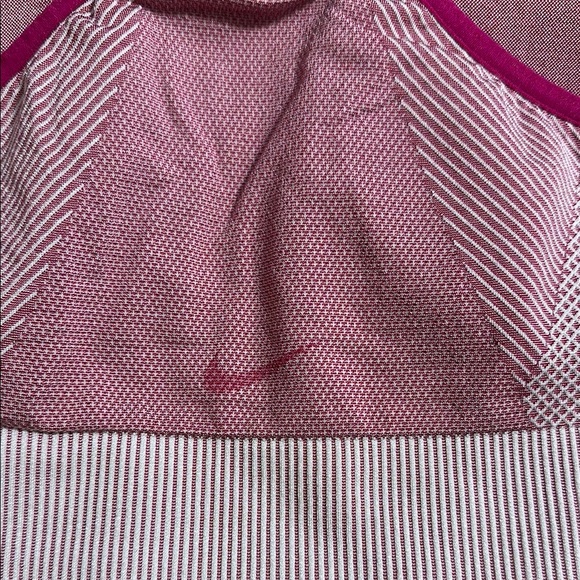 Nike Magenta & Light Pink Seamless Sports Bra - Picture 3 of 4